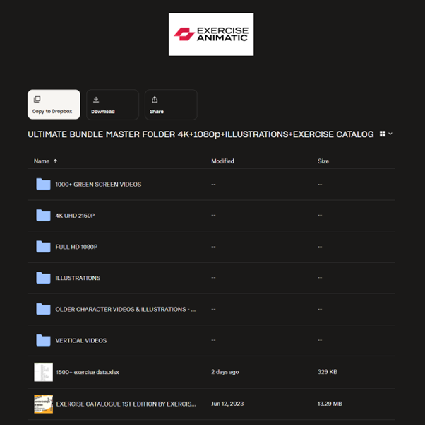 Thumbnail: ULTIMATE BUNDLE + LIFETIME LICENSE GYM FITNESS EXERCISE WORKOUT YOGA ANIMATION