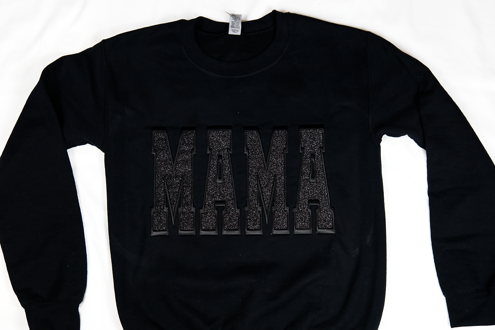 Thumbnail: Mama Glitter Embroidered Sweatshirt