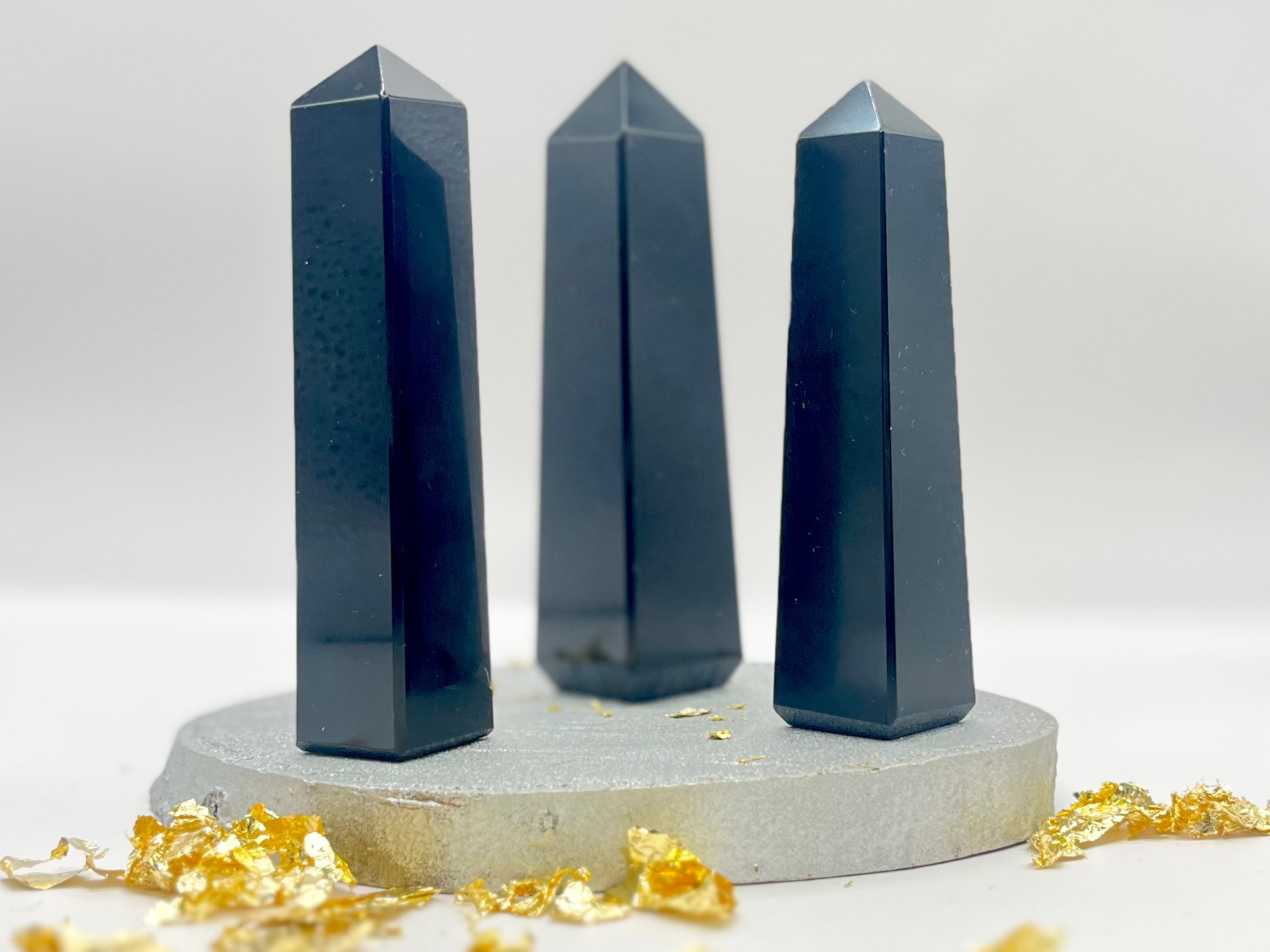 Obsidian points