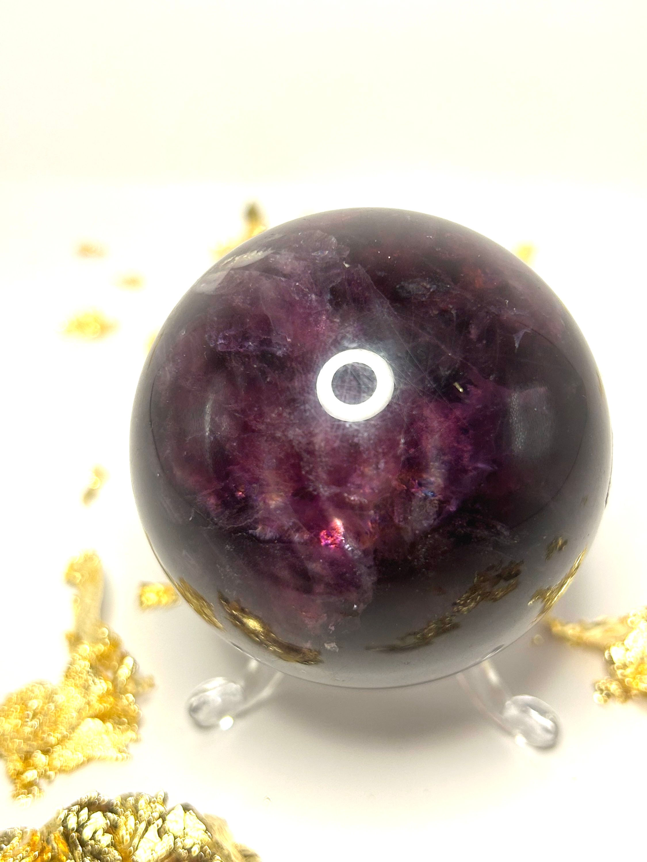 Purple Fluorite sphere