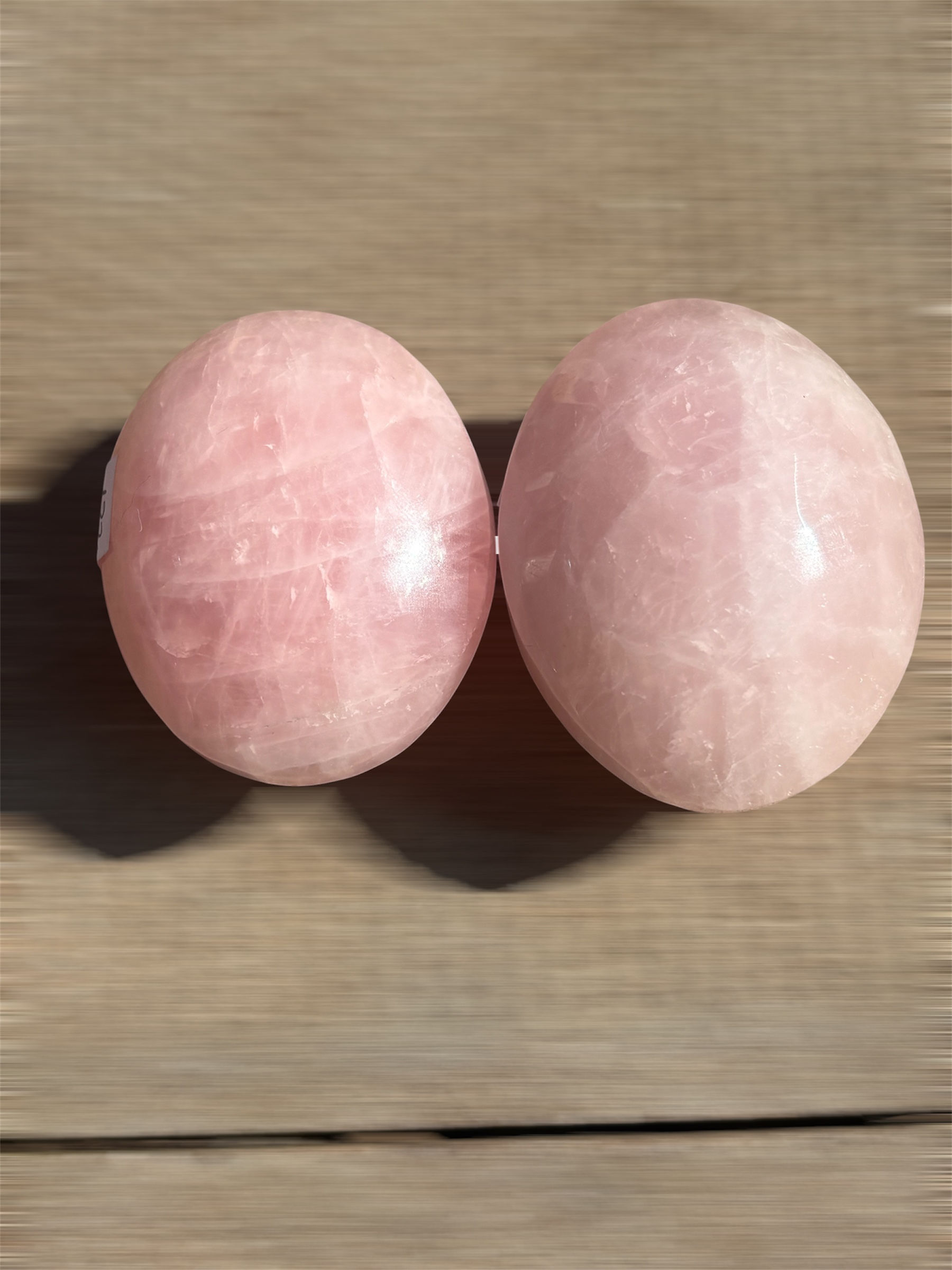 Rose Quartz palm stone