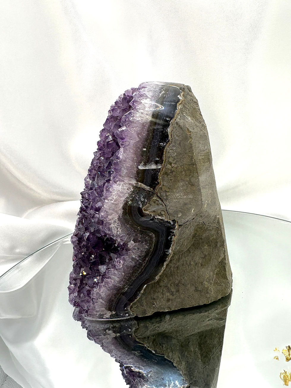 Thumbnail: Brazilian Amethyst geode 829g