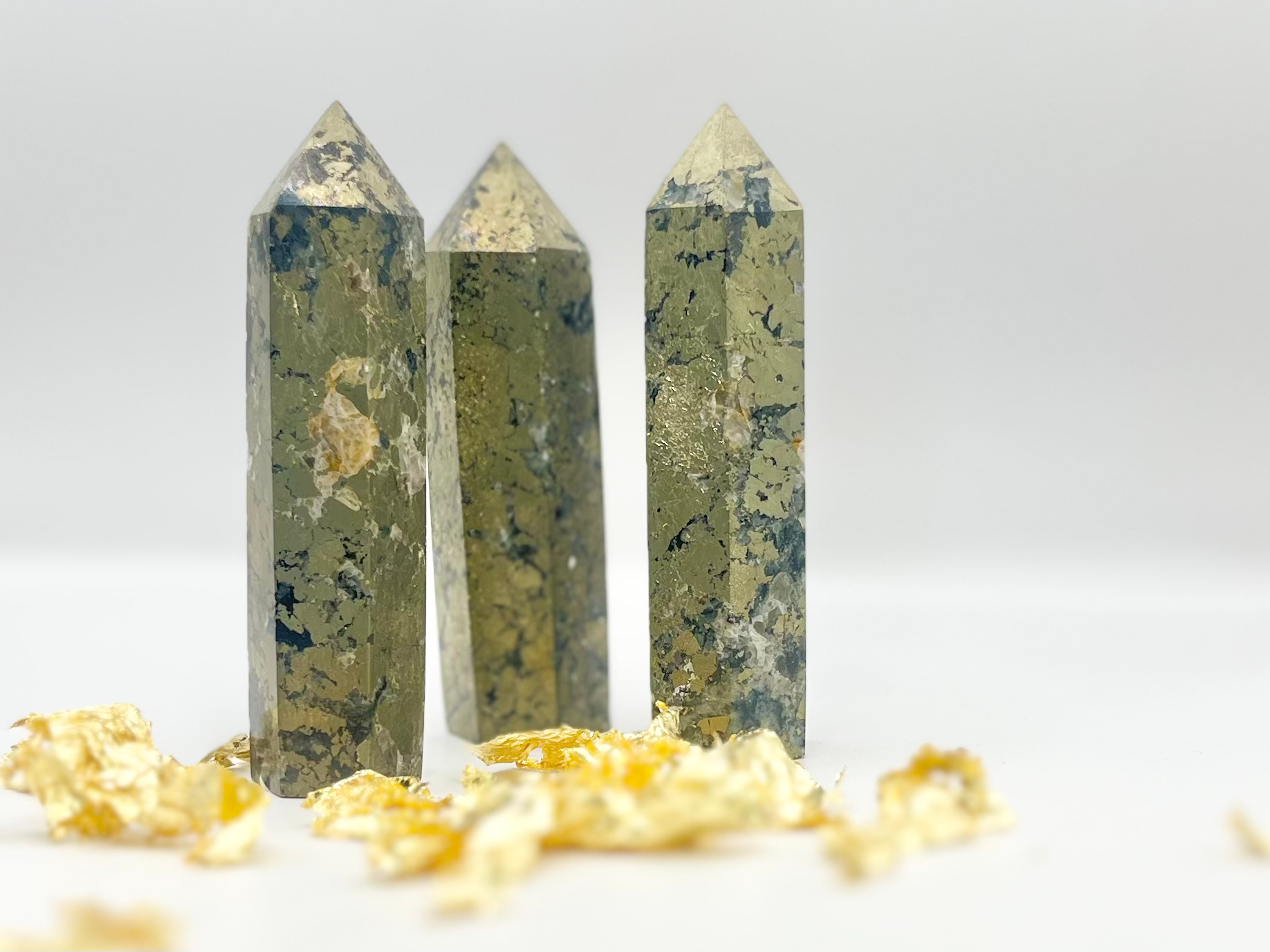Pyrite points