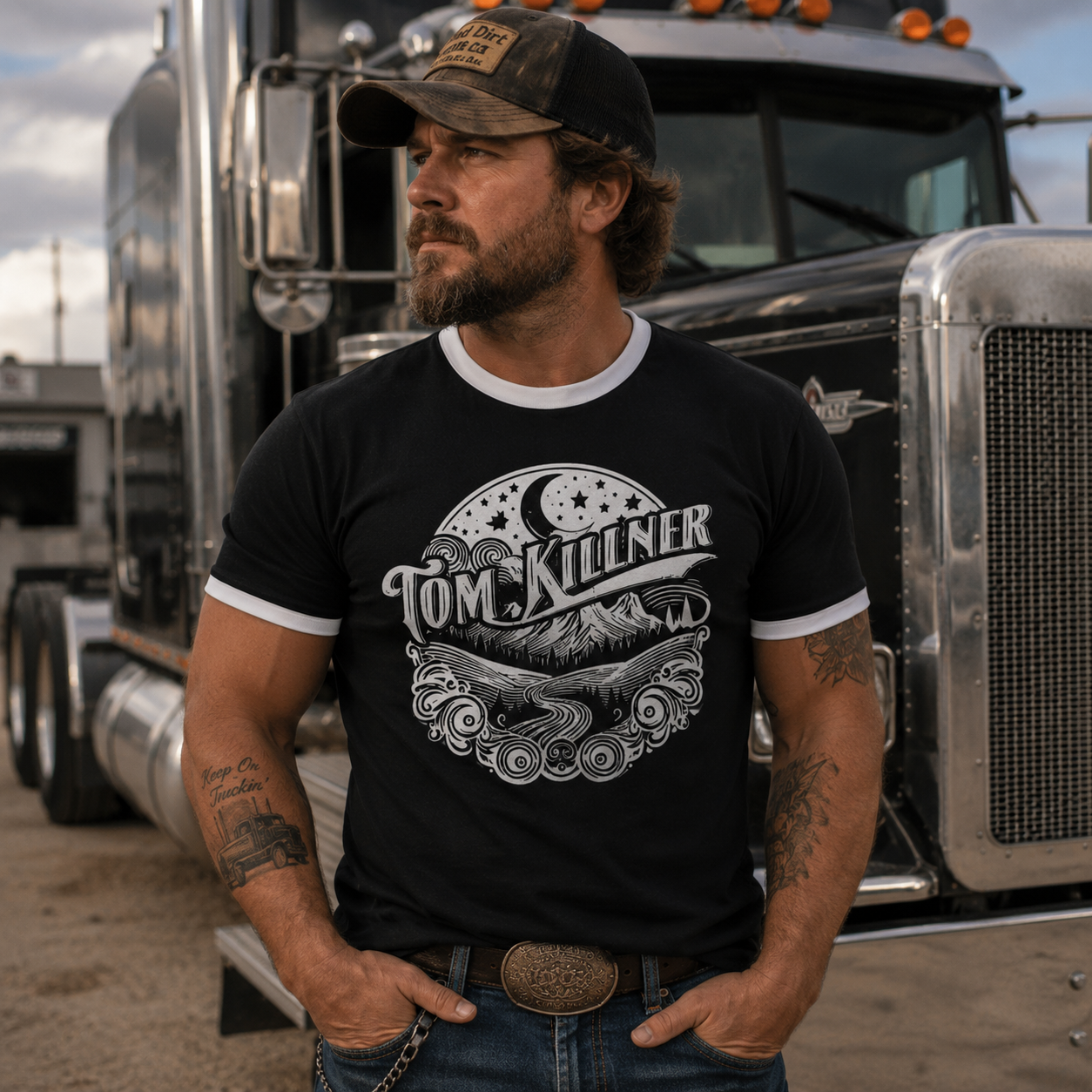 Tom Killner -Retro Ringer T-Shirt