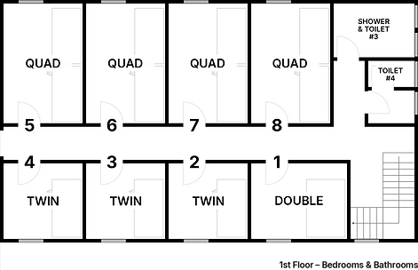 Du Nord Ski Club 1st Floor Floorplan