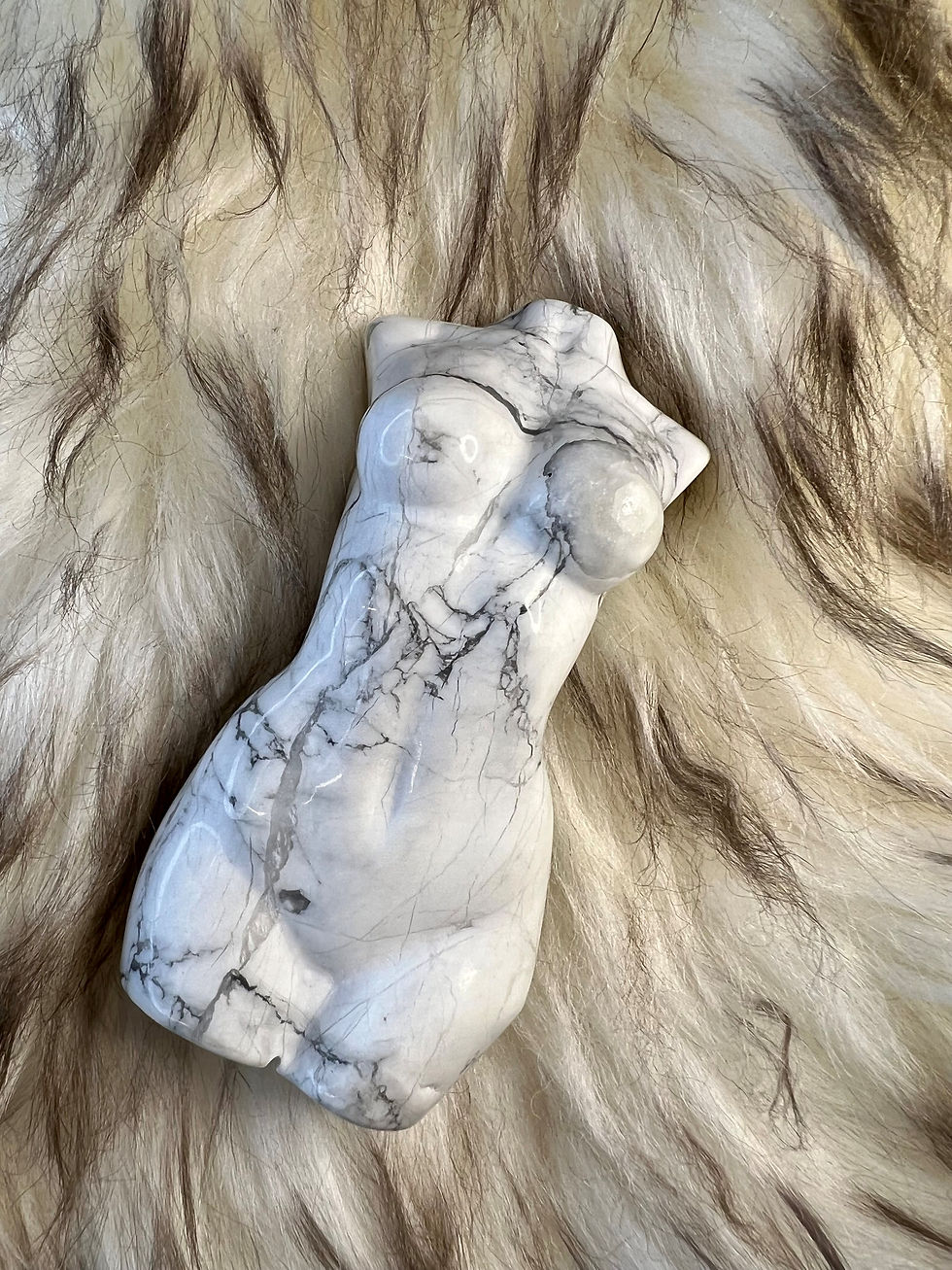 Howlite Goddess Body "A"