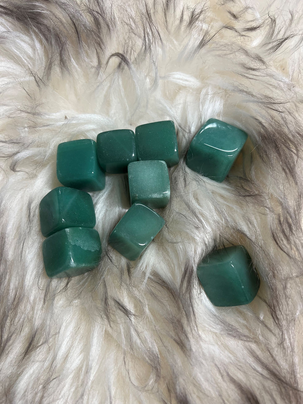 Green Aventurine Cube
