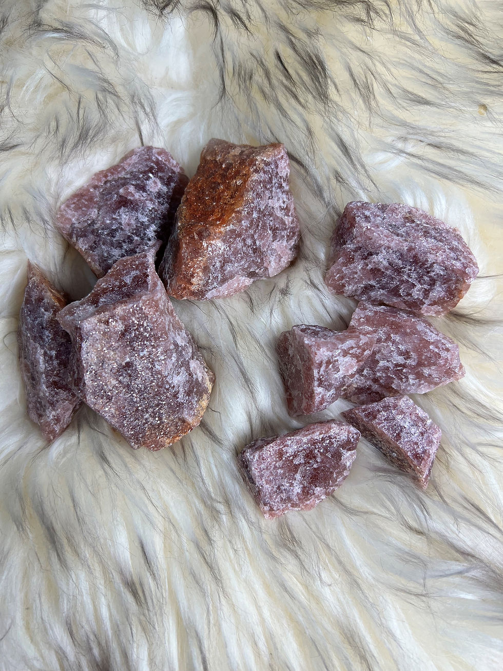 Raw Strawberry Quartz Chunks