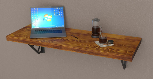 Computer Desk Bar MCC Wall Mounted Desk Bar Table for Small Spaces Computer Workbench ...