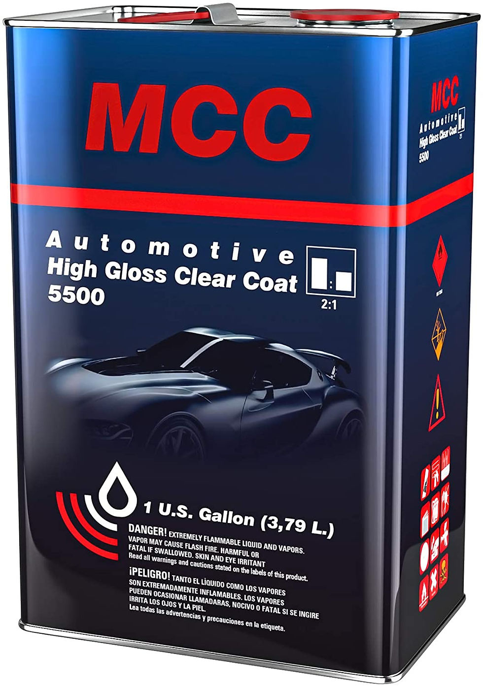 Thumbnail: Automotive MCC-HS CLEAR COAT 5500 2K High Gloss Clear Coat Slow Kit