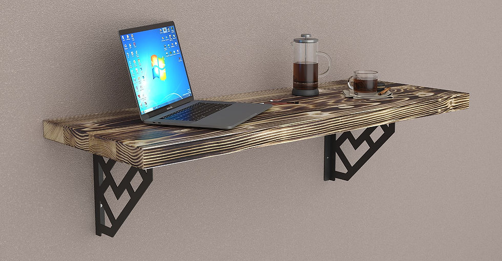 Thumbnail: MCC Wall Mounted Desk Bar Table for Small Spaces  Computer Workbench