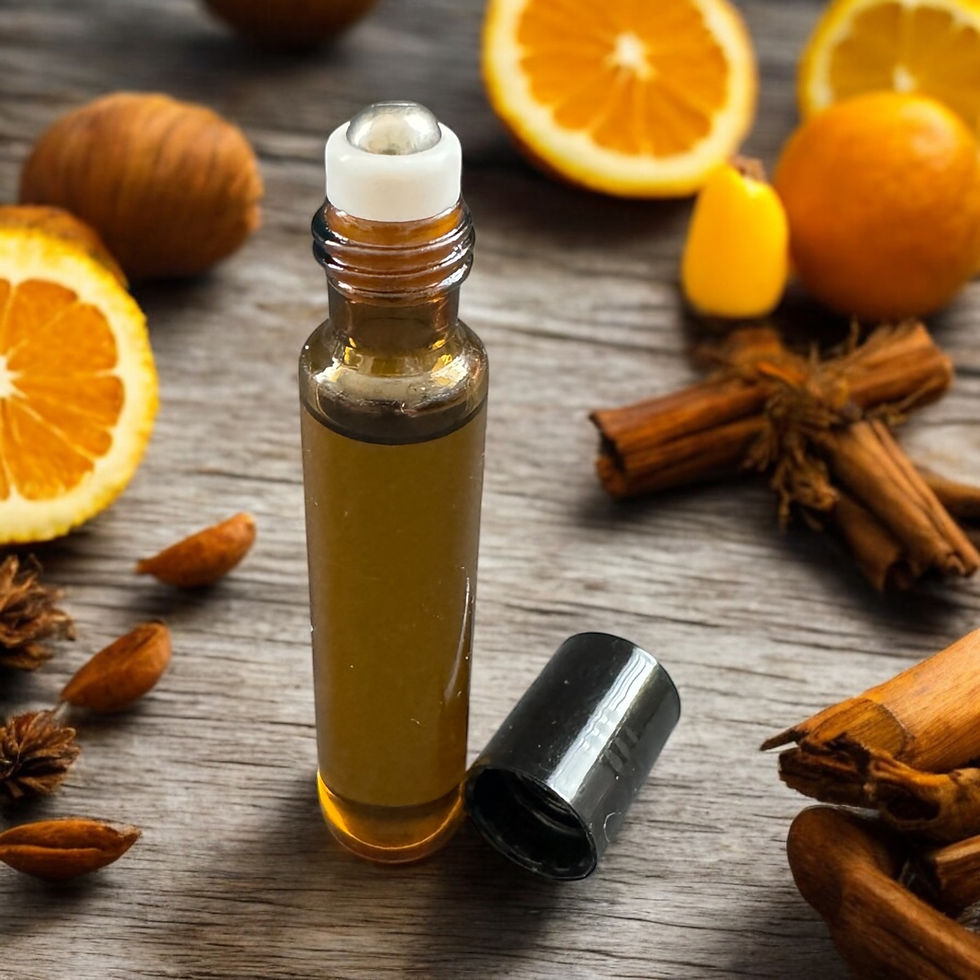 Orange Spice Perfume- All Natural Oils-NO FRAGRANCES OR ALCOHOLS ADDED