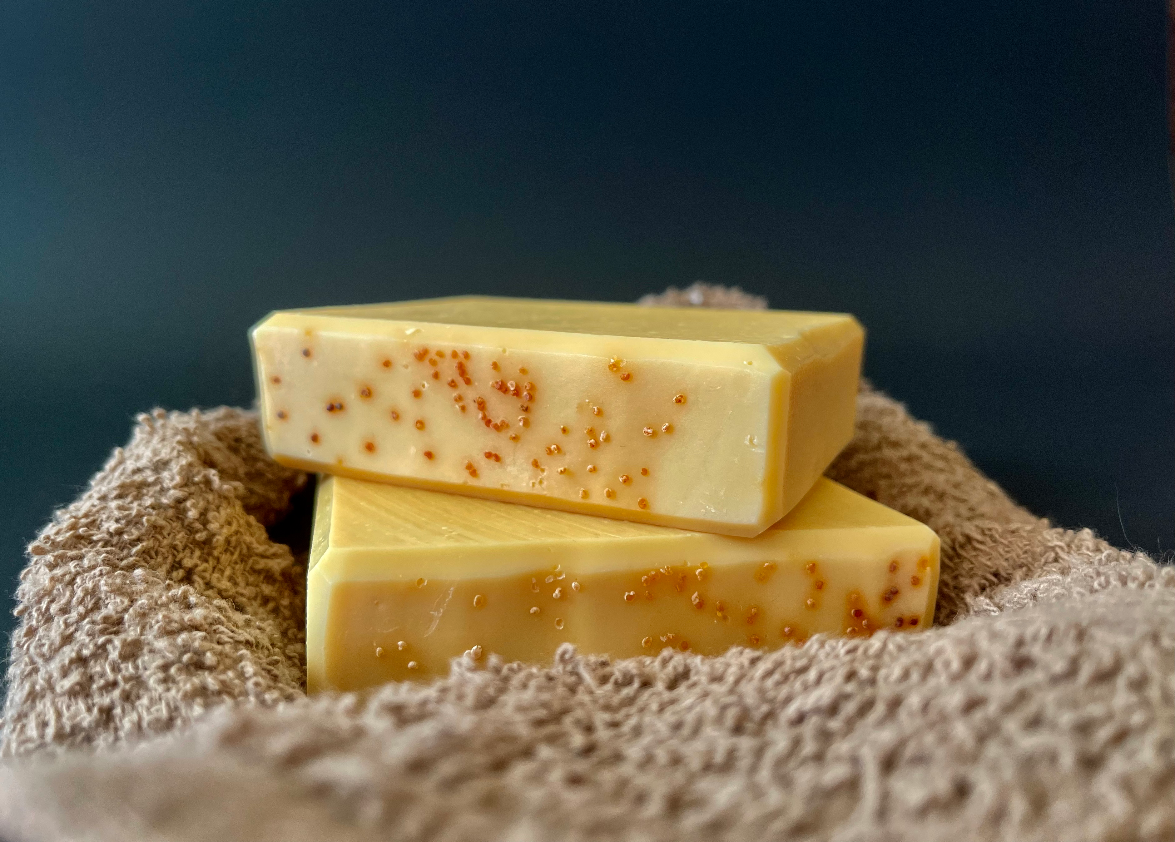 LEMONY GREEN TEA- Cold Processed, Handmade Soap- NO ARTIFICIAL COLORS OR FRAGRAN