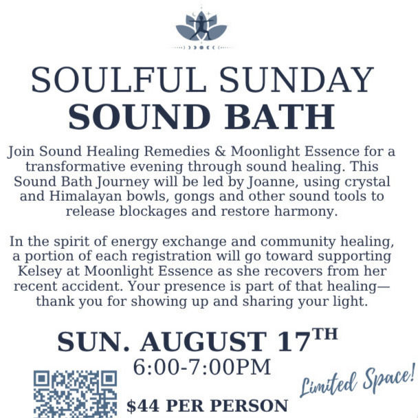 Soulful Sunday - Sound Bath. 8/17