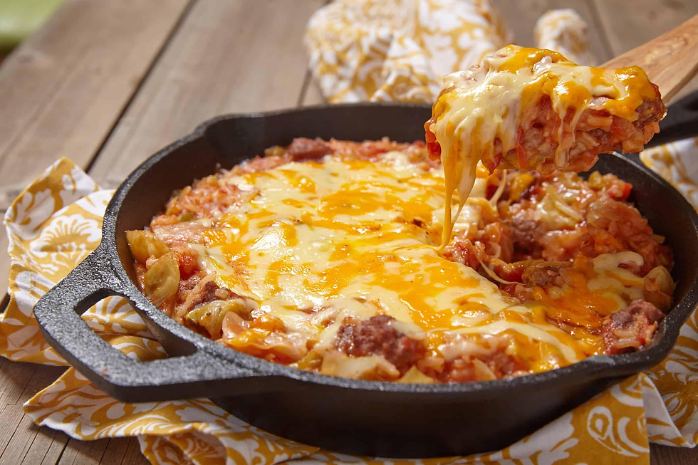 🌞 Chuckwagon Recipe of the Day – Thursday, July 30, 2026 🌞🍔🔥 Cowboy BBQ Bacon Onion Ring Burger Bake 🔥🍔