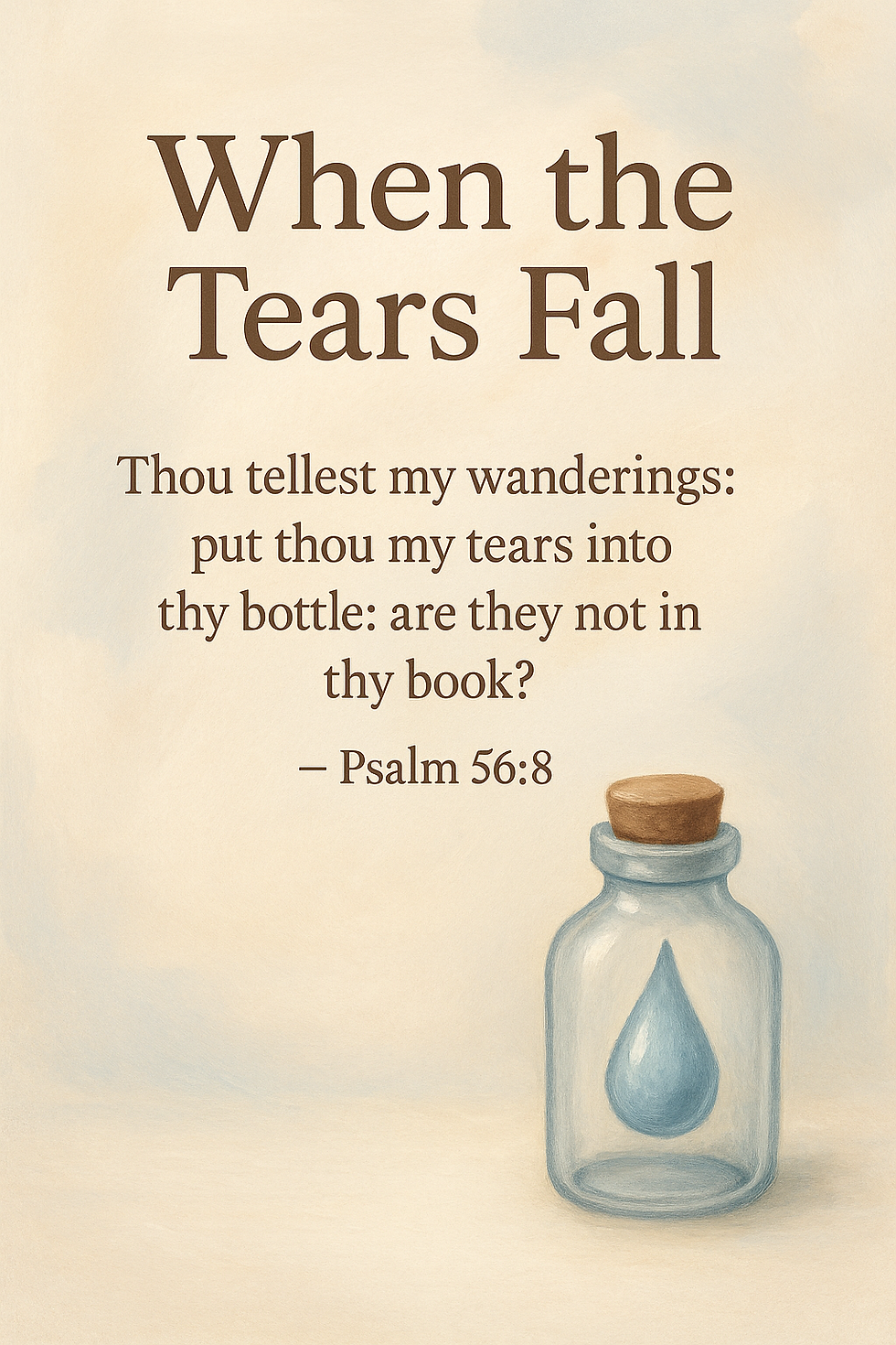 š¤ Daily Devotional: āWhen the Tears Fallā