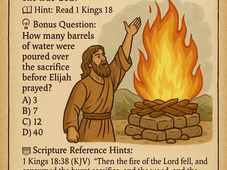 📖 Bible Trivia – October 3rd Theme: God’s Power ⚡