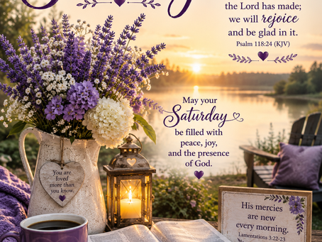 💜 Agape Love Daily Grief Support Devotional 💜Saturday, August 1, 2026"A New Month, A New Measure of Grace"