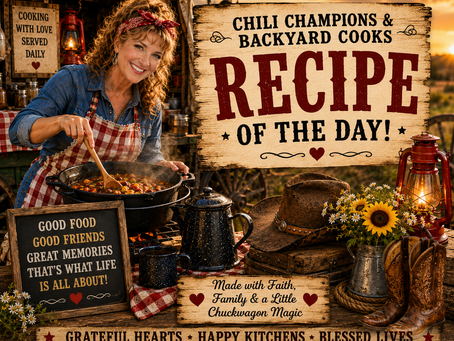 π΅π² Chili Champions & Backyard CooksΒ π²π΅π Chuckwagon Recipe of the Day β Monday, July 27, 2026Β ππ₯©π₯ Cowboy Smokehouse Garlic Butter Steak & Loaded Ranch PotatoesΒ π₯π₯