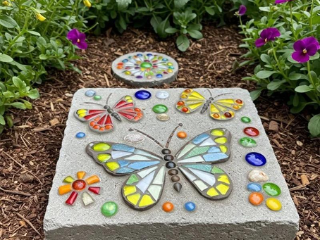 🎨 Thrifted Treasures & DIY Creations✨ Craft of the Day – July 28, 2026🦋 DIY Butterfly Garden Stepping Stones