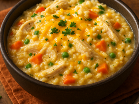 🍂 Daily Chuckwagon Recipe Crockpot Creamy Ranch Chicken & Rice 🐔🍚