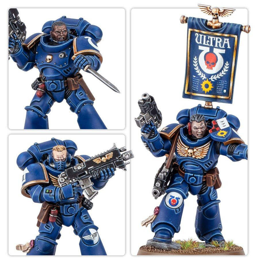 Миниатюра: Ігровий набір WARHAMMER 40000: SPACE MARINES - INTERCESSOR SQUAD