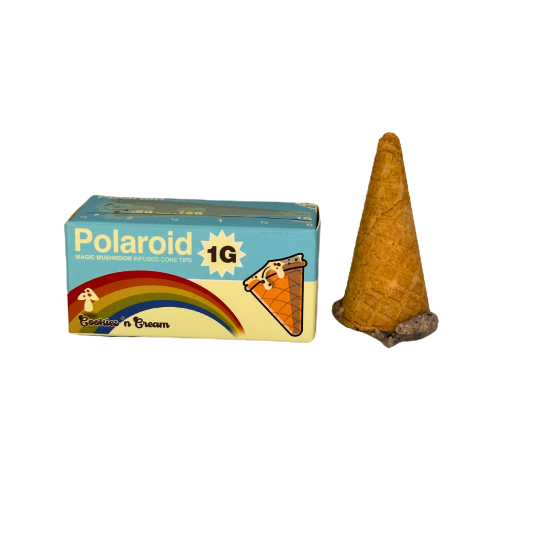 Polaroid Infused Cones | Psilocybin Edibles