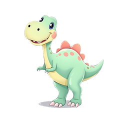 pastel color dinosaur with transparent background.png