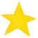 Download premium png of Yellow star icon png cute crayon shape, transparent background by 