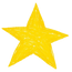 Download premium png of Yellow star icon png cute crayon shape, transparent background by 