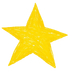 Download premium png of Yellow star icon png cute crayon shape, transparent background by 