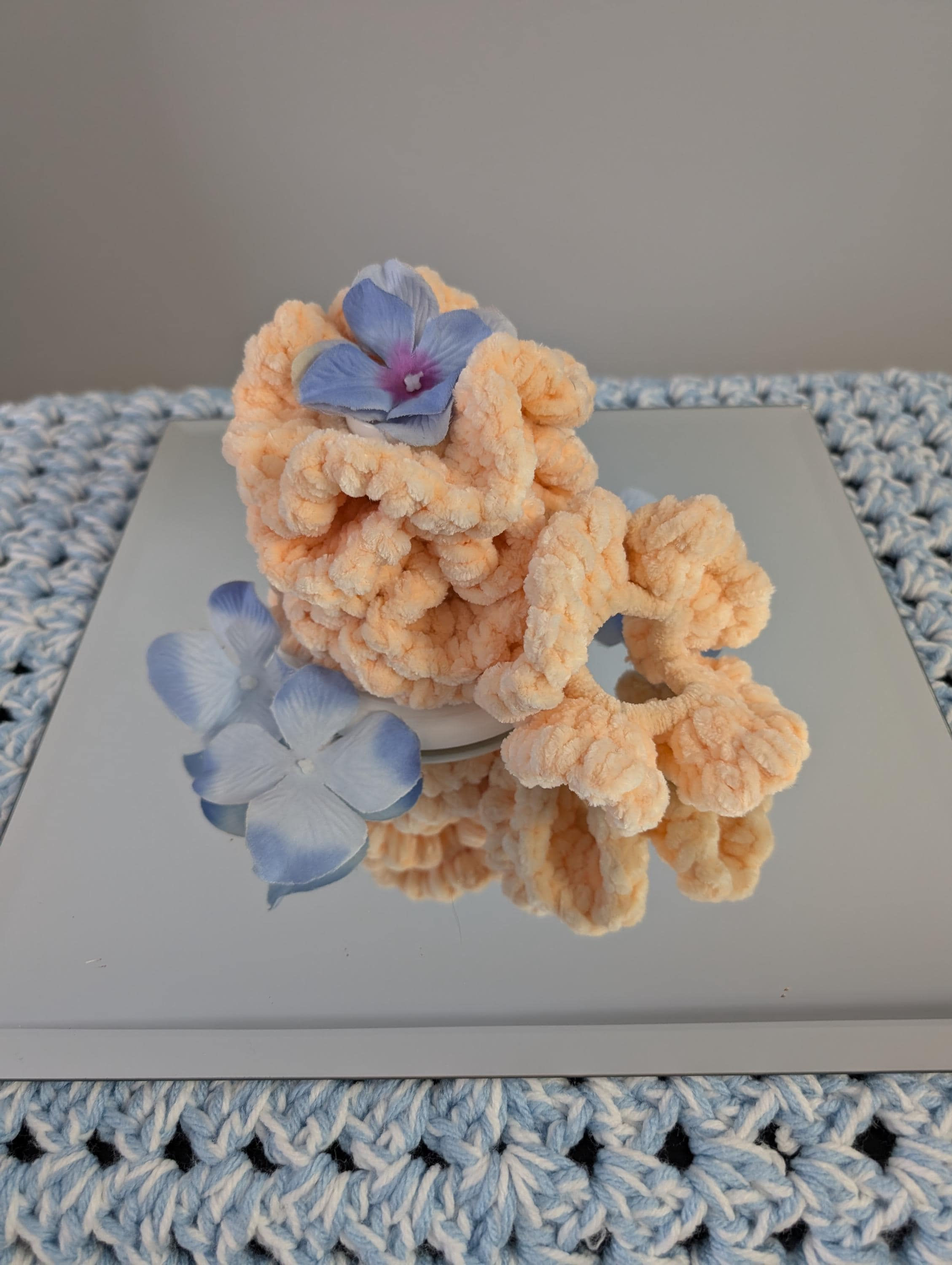 Crochet Fluffy Scrunchies