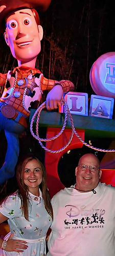 Todd and Riley at Disney Hollywood Studios Toy Story Land