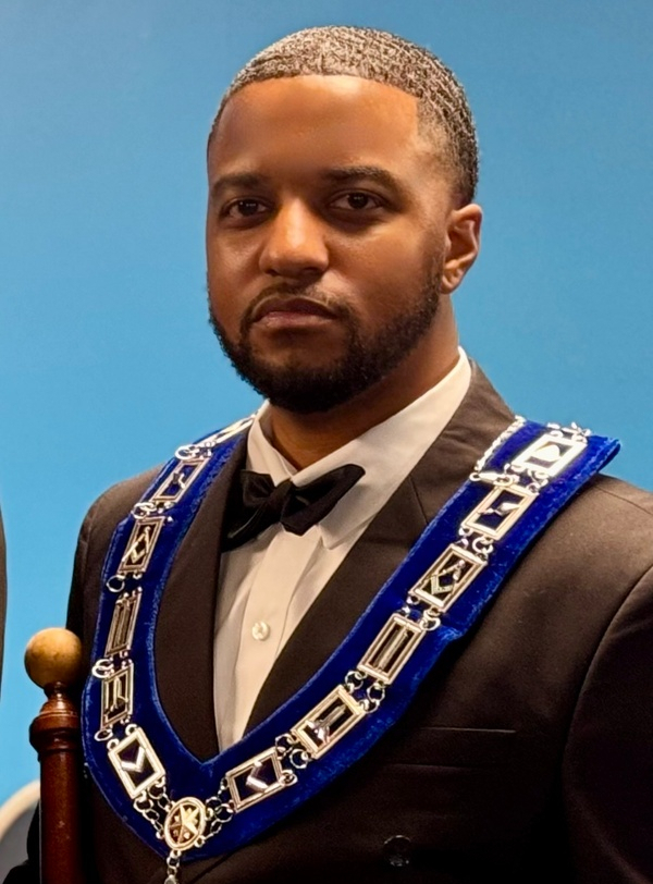 Worshipful Master Aaron Dixon-Saunders