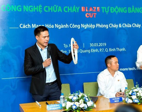 [CafeBiz.vn] Olymsafety ra mắt công nghệ chữa cháy tự động tại Việt Nam