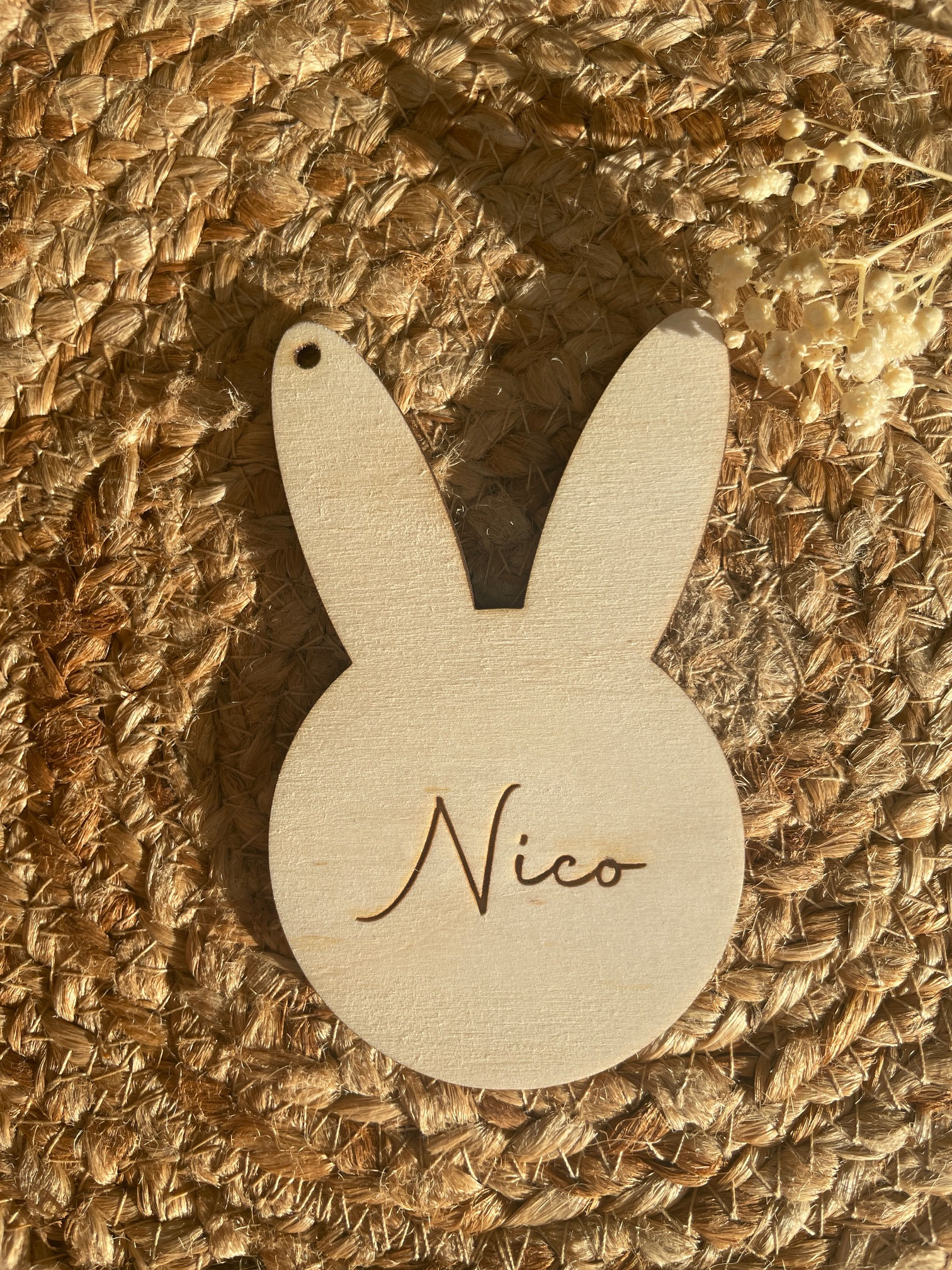 "Osternestanhänger - Hase"