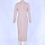 Thumbnail: Lola High Neck Long Sleeve MIDI Dress