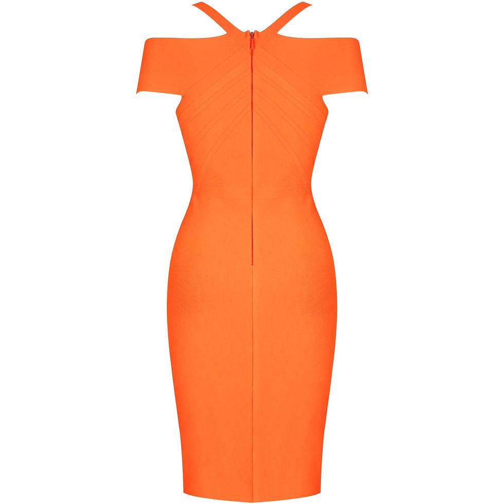 Thumbnail: Simone Cold Shoulder Bandage Dress