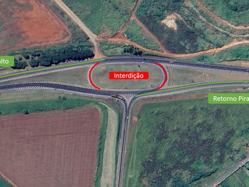 Rodovia do Açúcar recebe nova adequação de fluxo no km 153, em Rio das Pedras