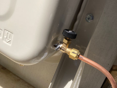 石油給湯器用灯油タンク取替