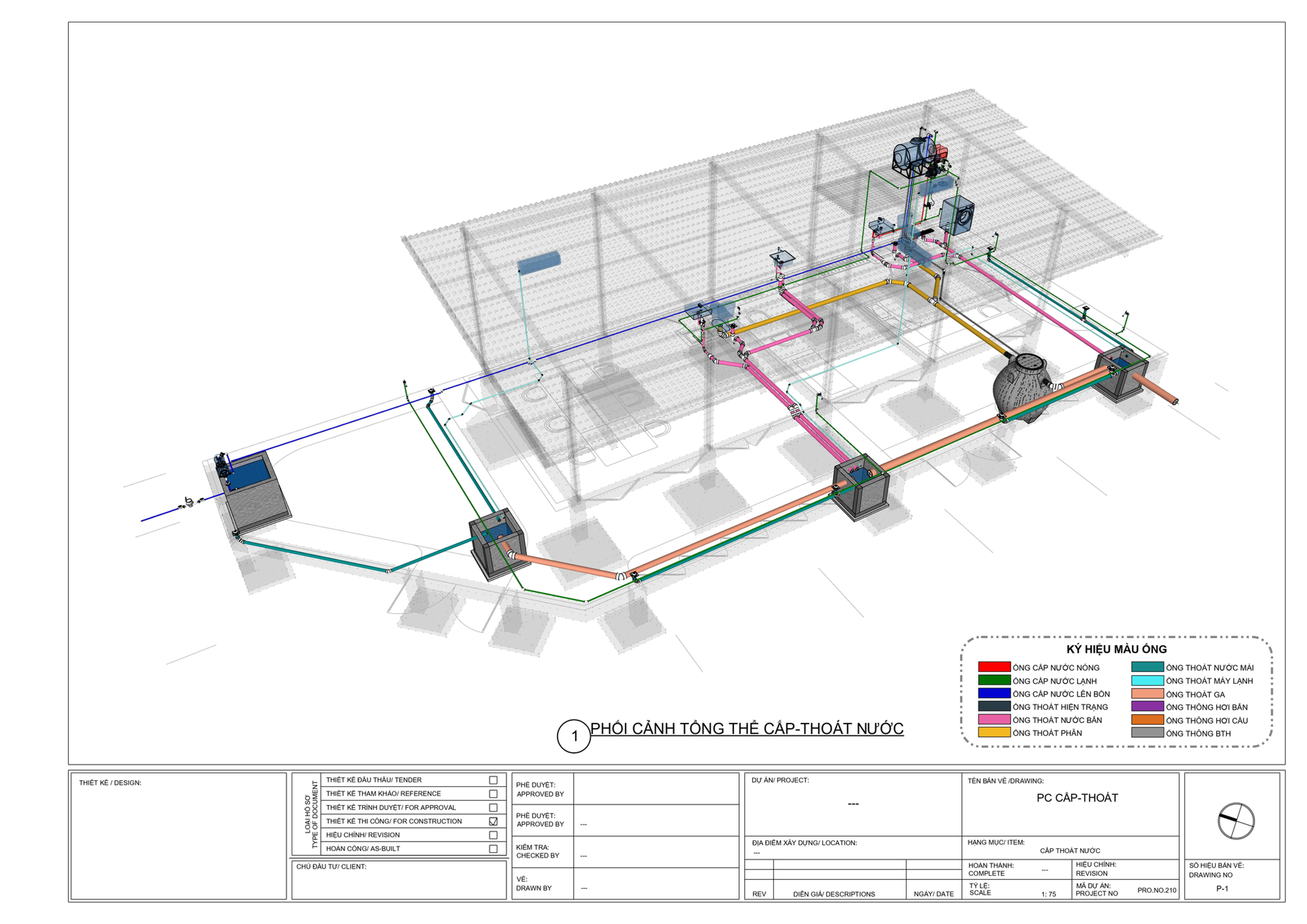(LayOut-Basic) Bản Vẽ Nhà Cấp 4