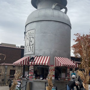 Little Man Ice Cream Shop, painted 2008