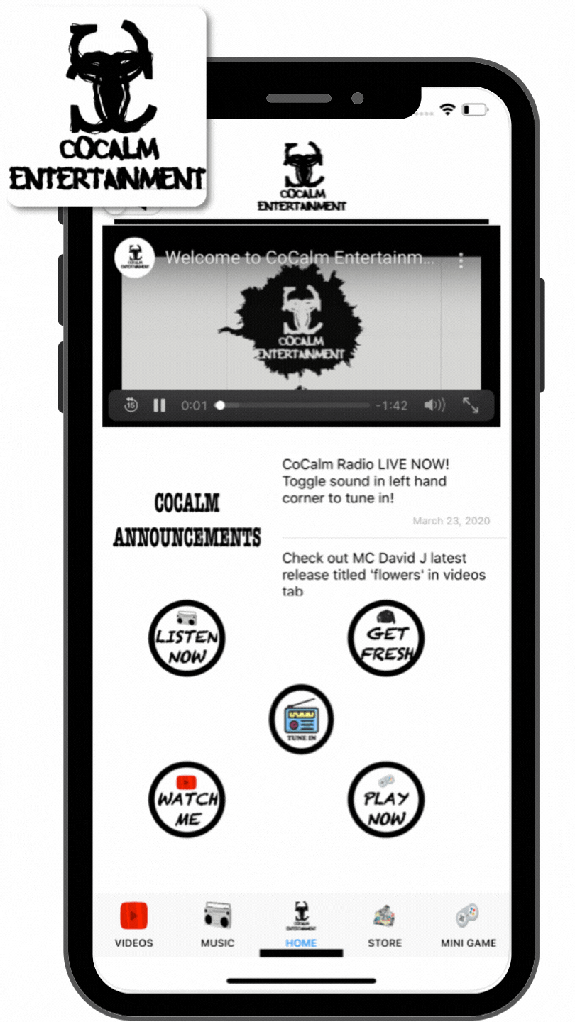 iPhone video CoCalm.gif
