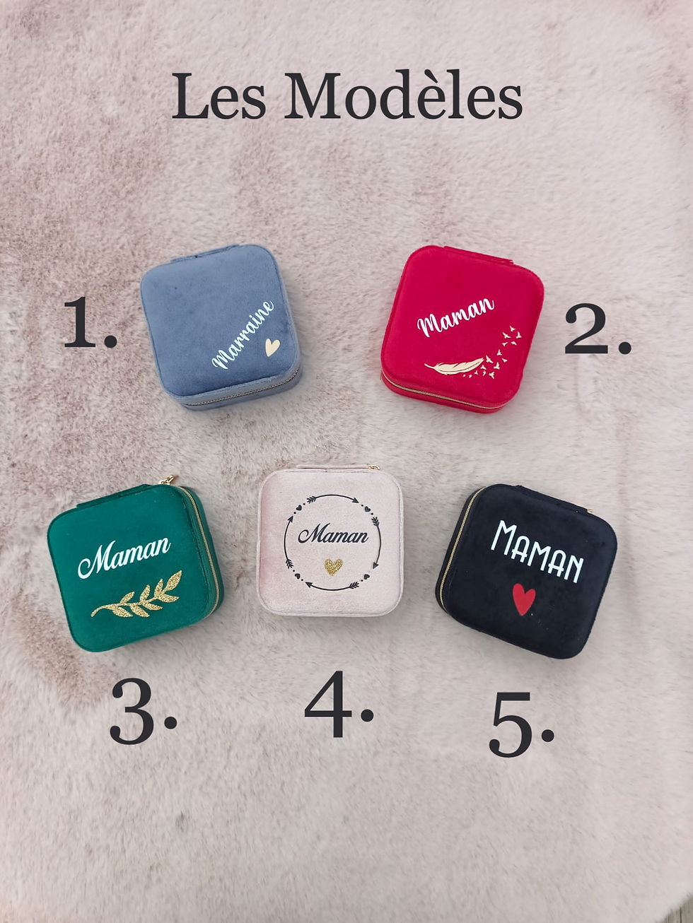 Miniature : BOITE A BIJOUX VELOURS