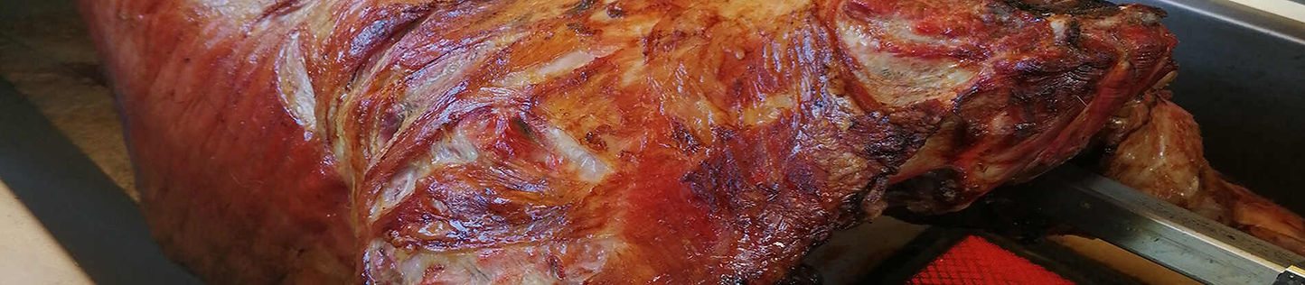 Whole Lamb on the spit braai