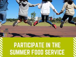 Think Warm! Participate in the Summer Food Service Program
