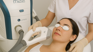 Znudziła Ci się zmęczona twarz w lustrze? Poznaj fotoodmładzanie M22 – zabieg, który naprawdę działa