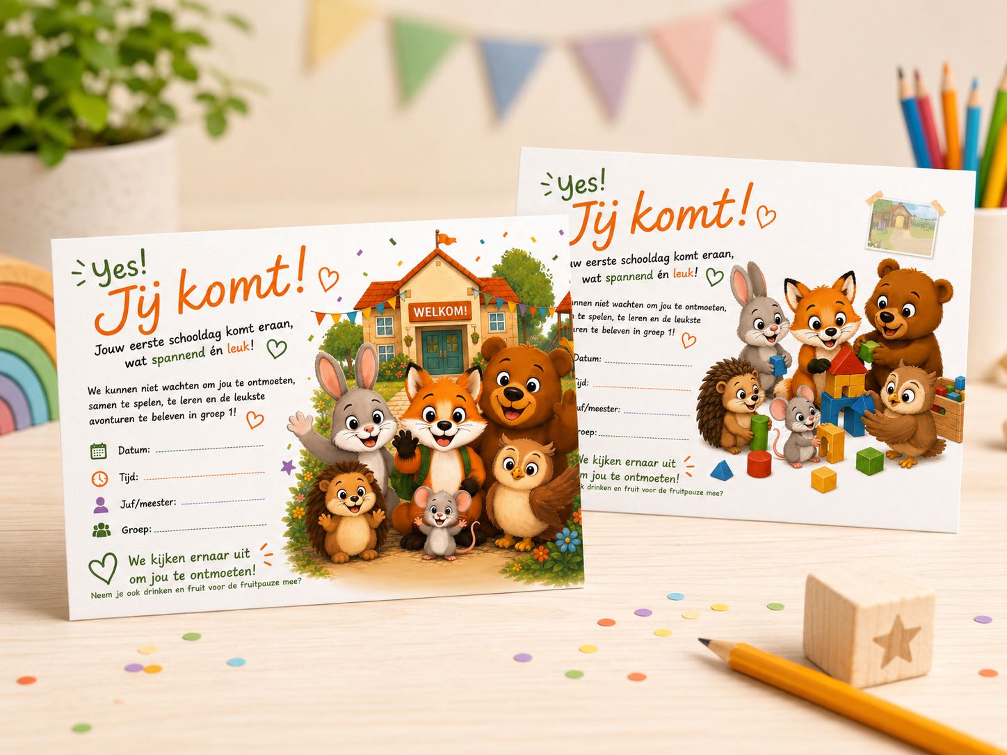 Vinnie Oproepkaarten Groep 1
