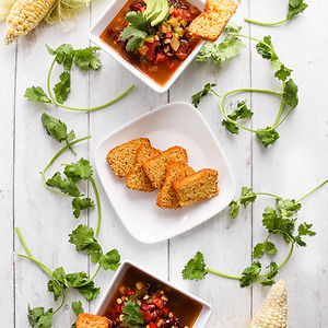 Chili | Cornbread | Chili Toppings