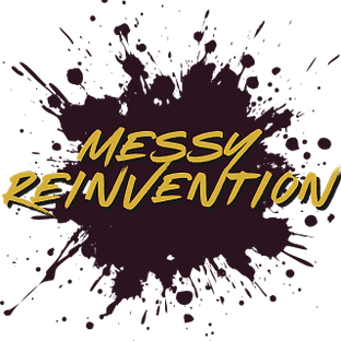 Messy Reinvention Substack by Waymon Hudson, queer personal essays about identity, creativity, and reinvention